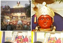खामगांव शहरात मोठ्या देविसह शहरात ठिकठिकाणी आई जगदंबाची स्थापना