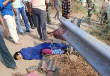 भरधाव वाहनाने तिघांना चिरडले