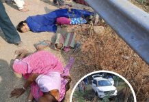 भरधाव वेगात असलेल्या क्रियेटा कारणे रस्त्याच्या कडेला उभ्या असलेल्या तीन महिलांना चिरडले.यामध्ये माय लेकीचा मृत्यू तर एक वृध्दा जखमी…